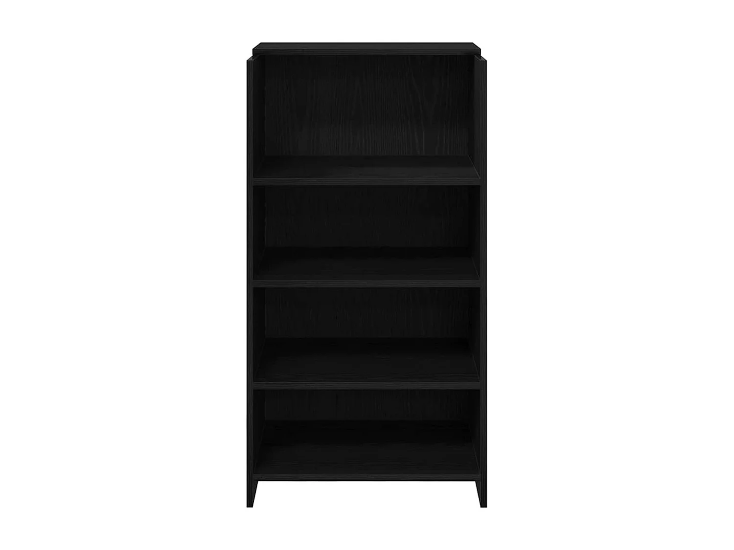 Bureau de réception noir 55x50x103,5 cm bois d'ingénierie