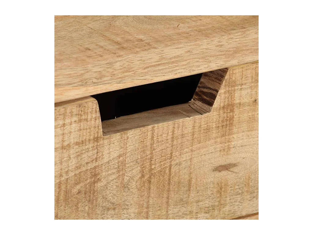 Bureau 100x45x90 cm Massief ruw mangohout