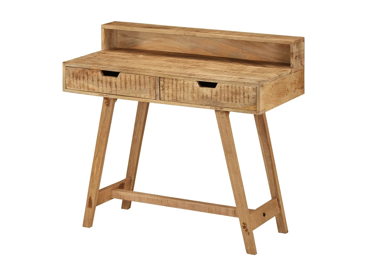 Bureau 100x45x90 cm Massief ruw mangohout