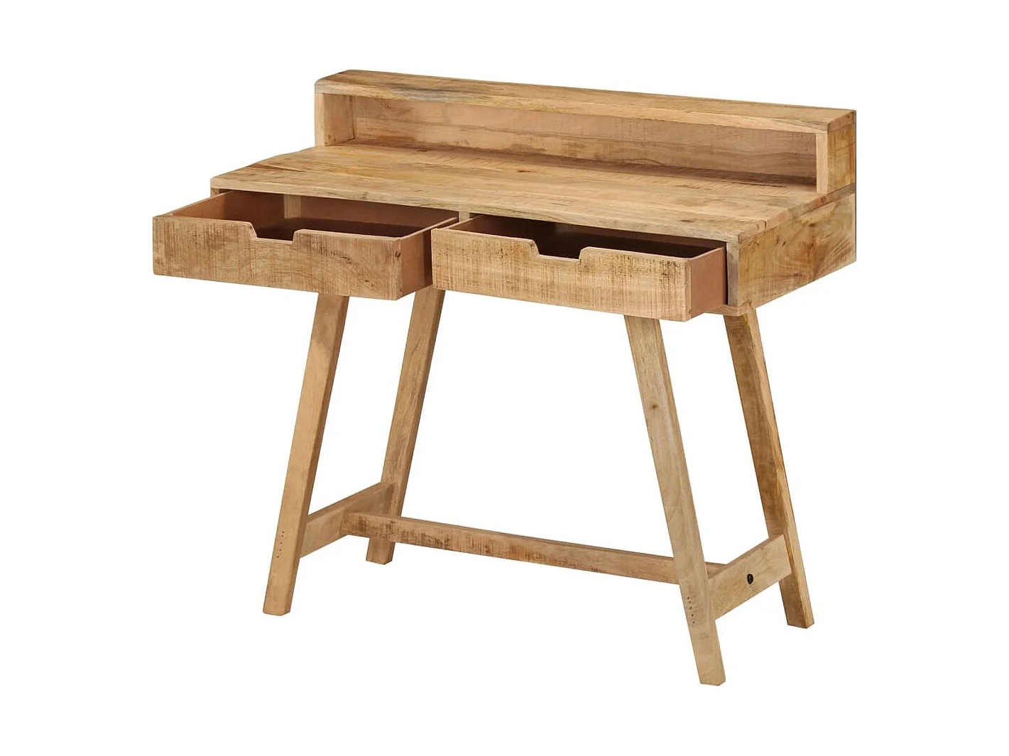 Scrivania 100x45x90 cm Legno massello di mango grezzo