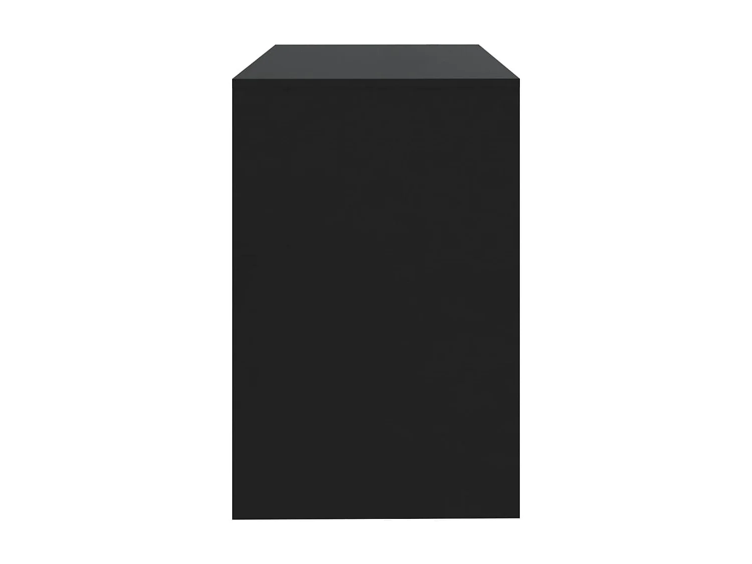 Scrivania nera 101x50x76,5 cm in legno ingegnerizzato