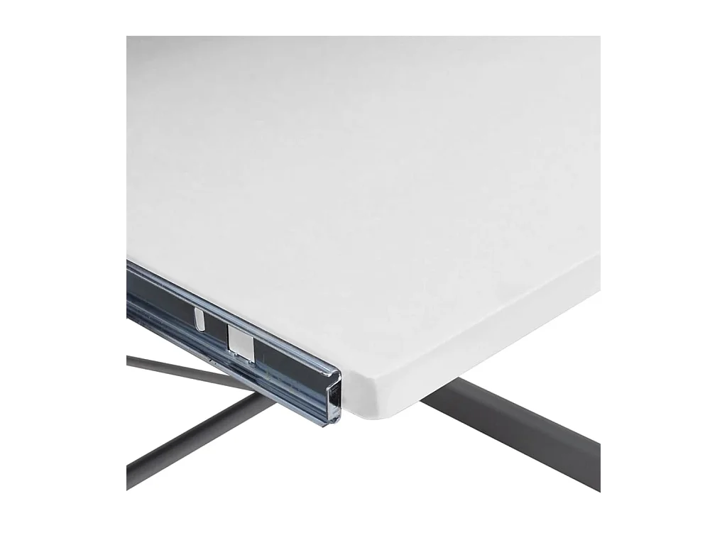 Bureau d'ordinateur d'angle Blanc 132x112x99 cm Bois ingénierie