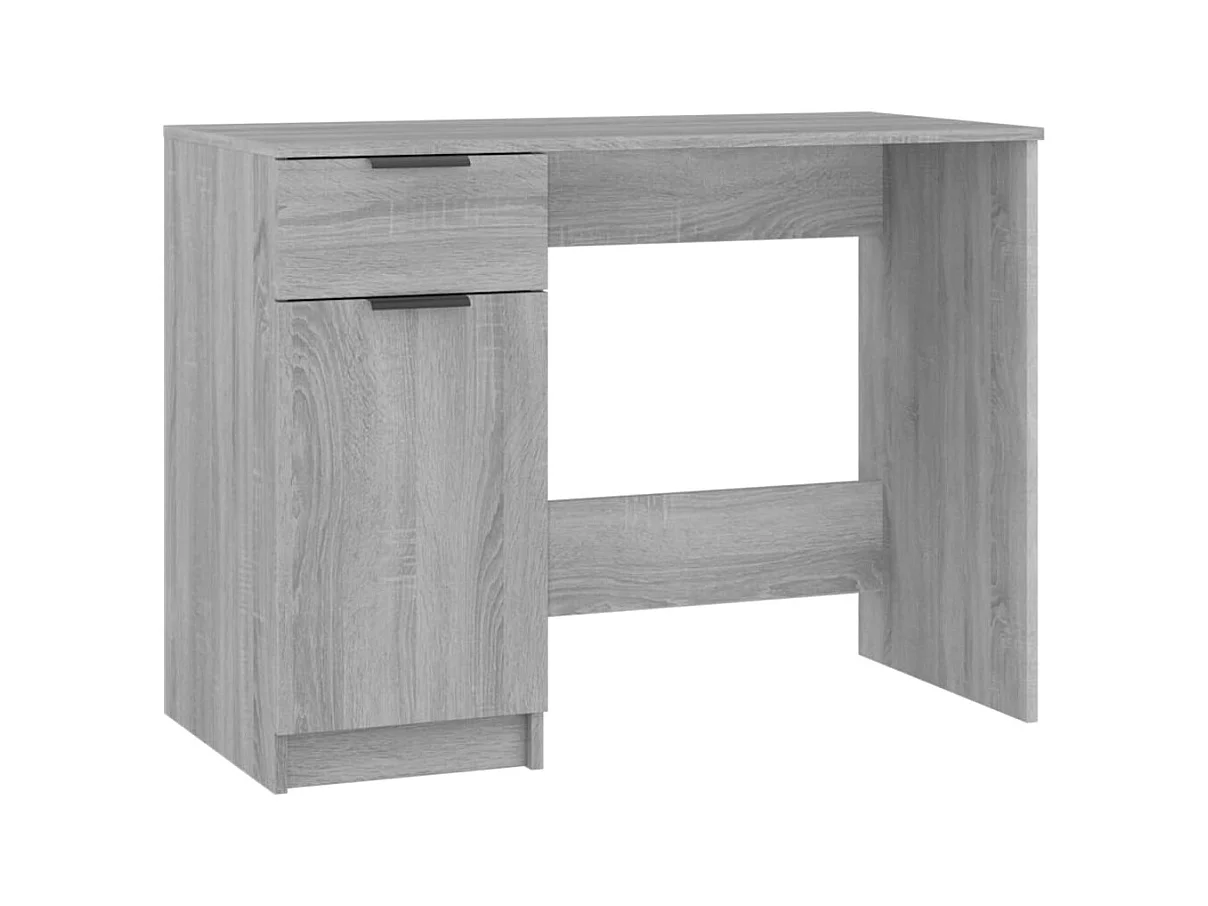 Sonoma Grey Bureau 100x50x75 cm Engineered Wood