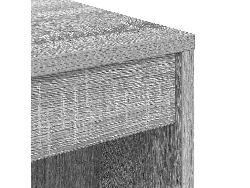 Bureau Sonoma gris 70 x 50 x 76 cm Bois d'ingénierie