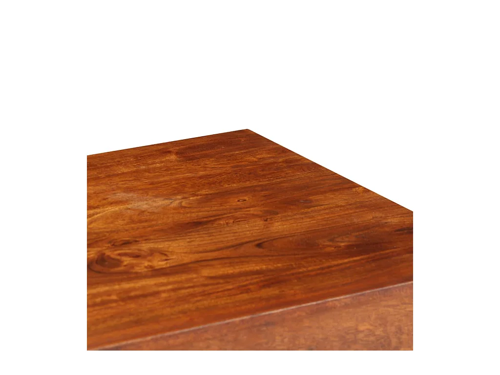 Escritorio Madera maciza de acacia con acabado miel 110x50x76 cm