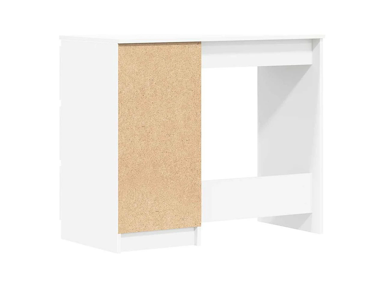Wit bureau 90x45x76 cm bewerkt hout