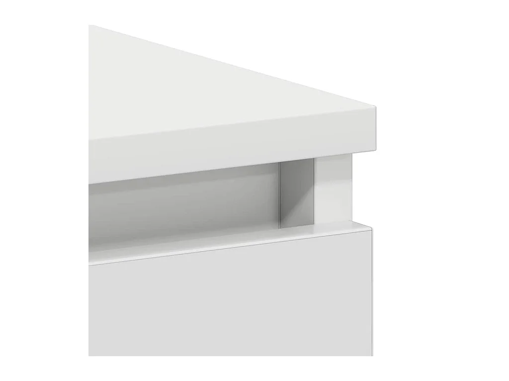 Wit bureau 90x45x76 cm bewerkt hout