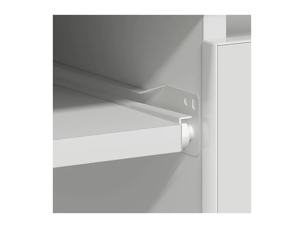 Wit bureau 90x45x76 cm bewerkt hout