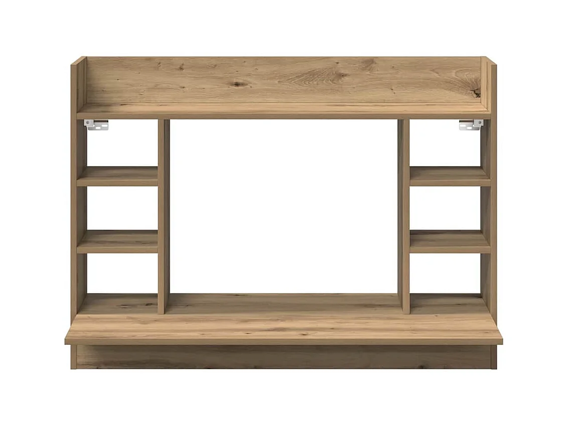 Scrivania da parete in rovere realizzata a mano 105 x 48 x 75 cm Legno ingegnerizzato