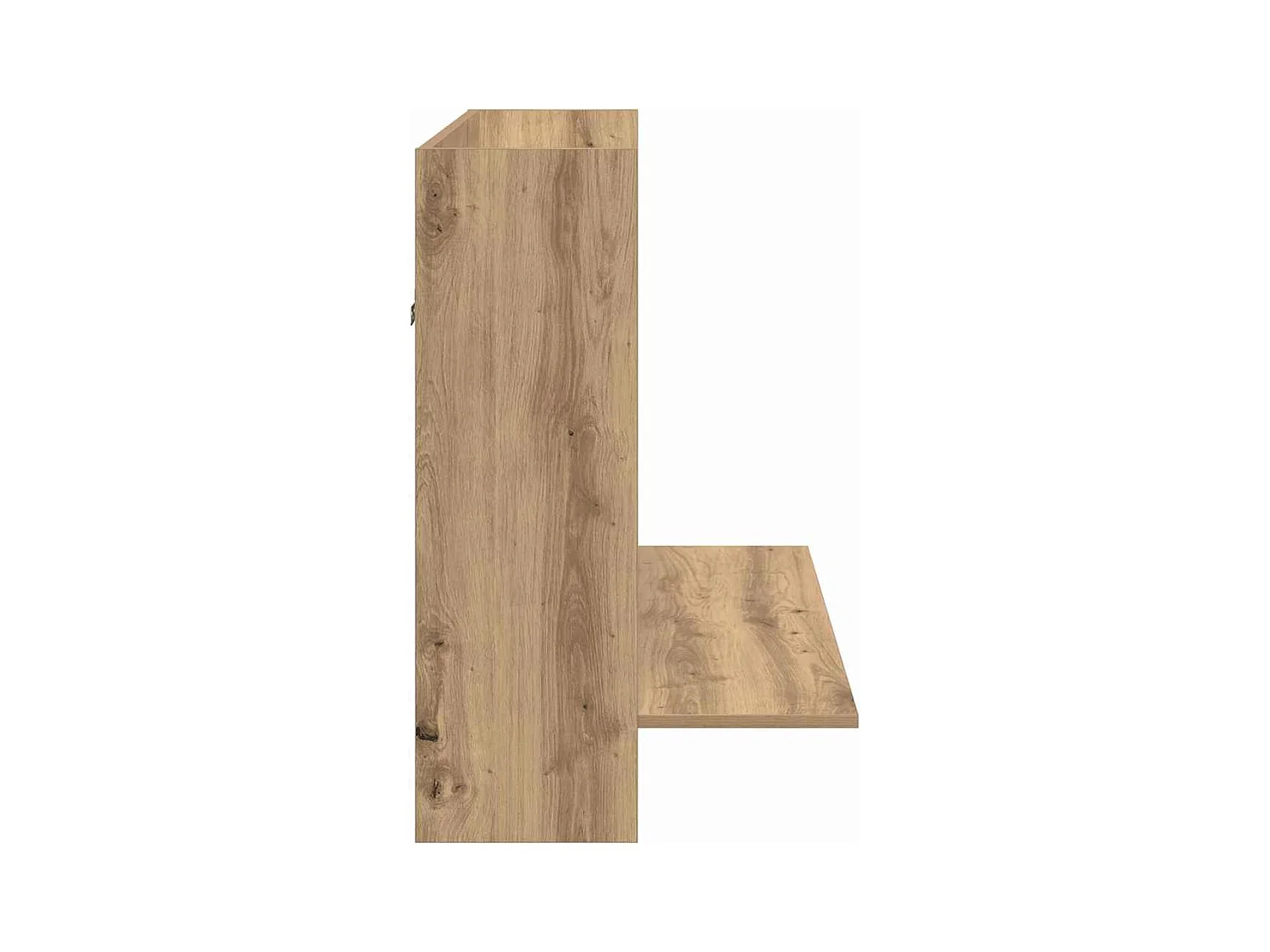 Scrivania da parete in rovere realizzata a mano 105 x 48 x 75 cm Legno ingegnerizzato