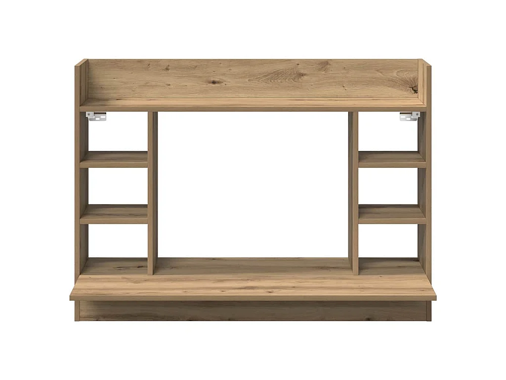 Scrivania da parete in rovere realizzata a mano 105 x 48 x 75 cm Legno ingegnerizzato