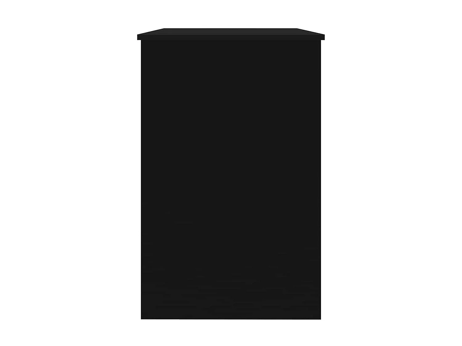 Scrivania nera 100x50x76 cm in legno ingegnerizzato