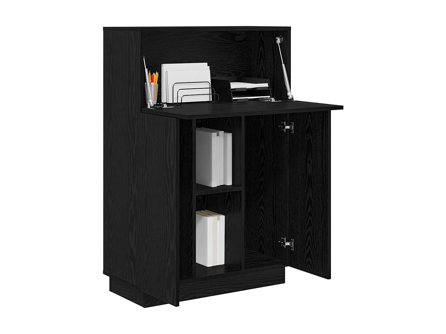 Bureau Chêne noir 71,5 x 31,5 x 106,5 cm Bois d'ingénierie