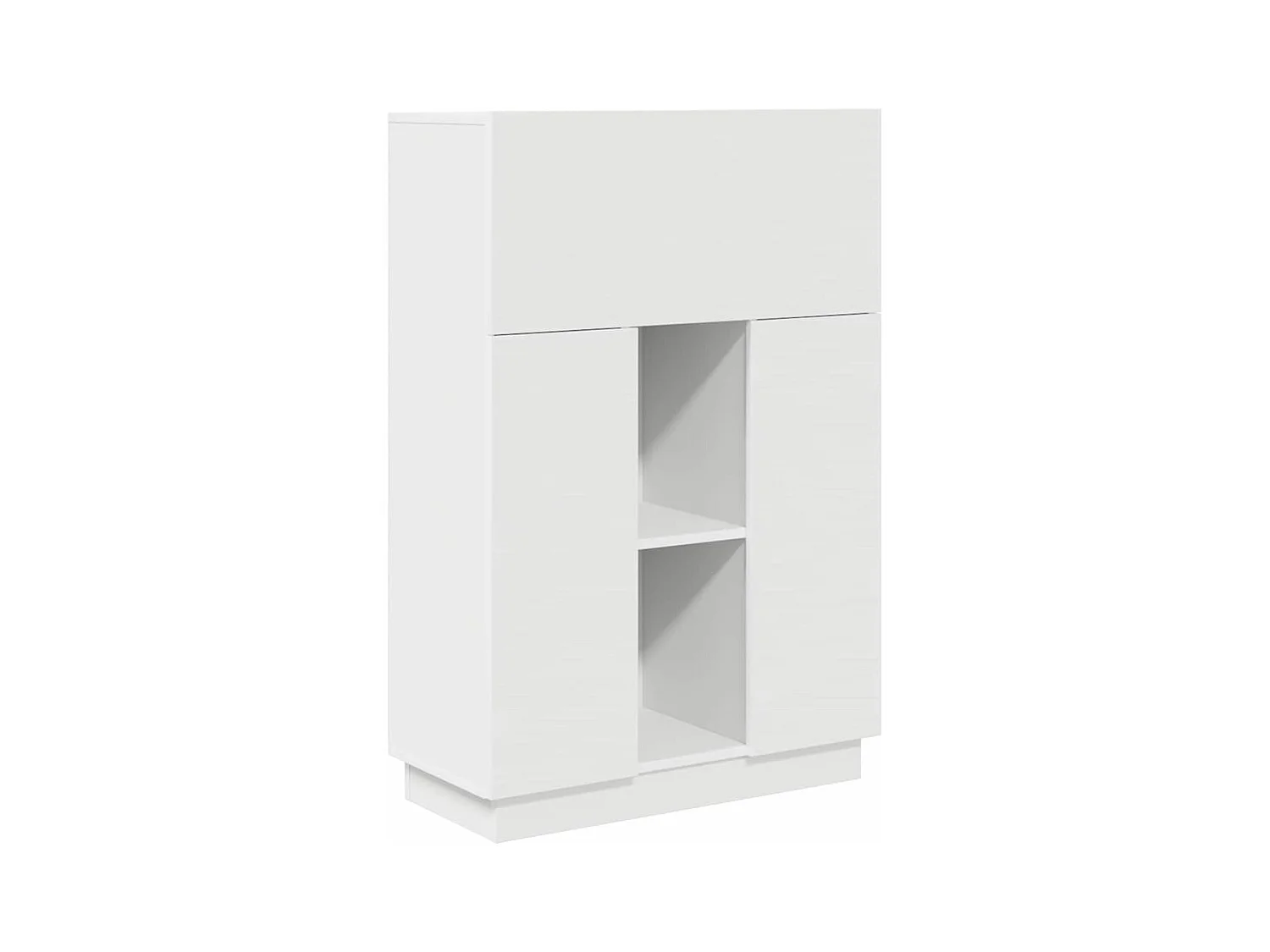 Bureau Blanc 71,5 x 31,5 x 106,5 cm Bois d'ingénierie