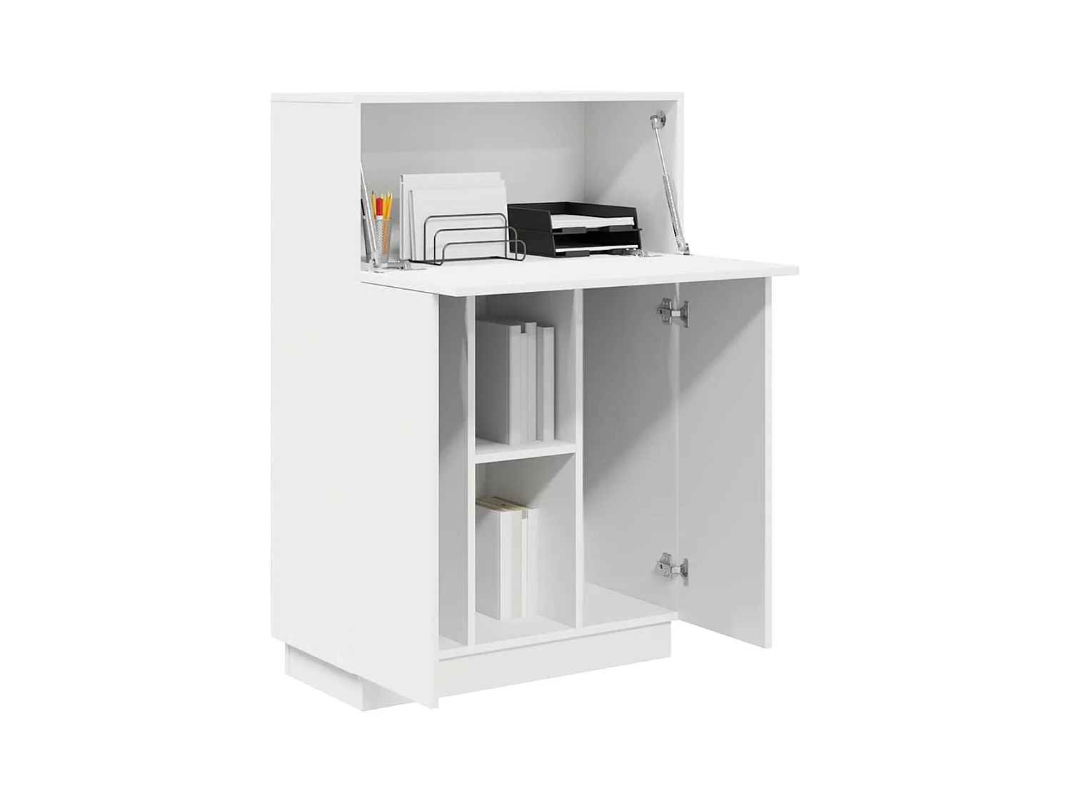 Bureau Blanc 71,5 x 31,5 x 106,5 cm Bois d'ingénierie