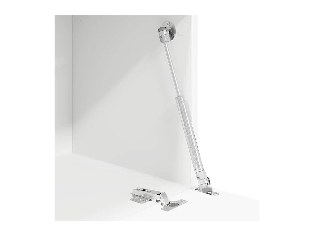 Bureau Blanc 71,5 x 31,5 x 106,5 cm Bois d'ingénierie