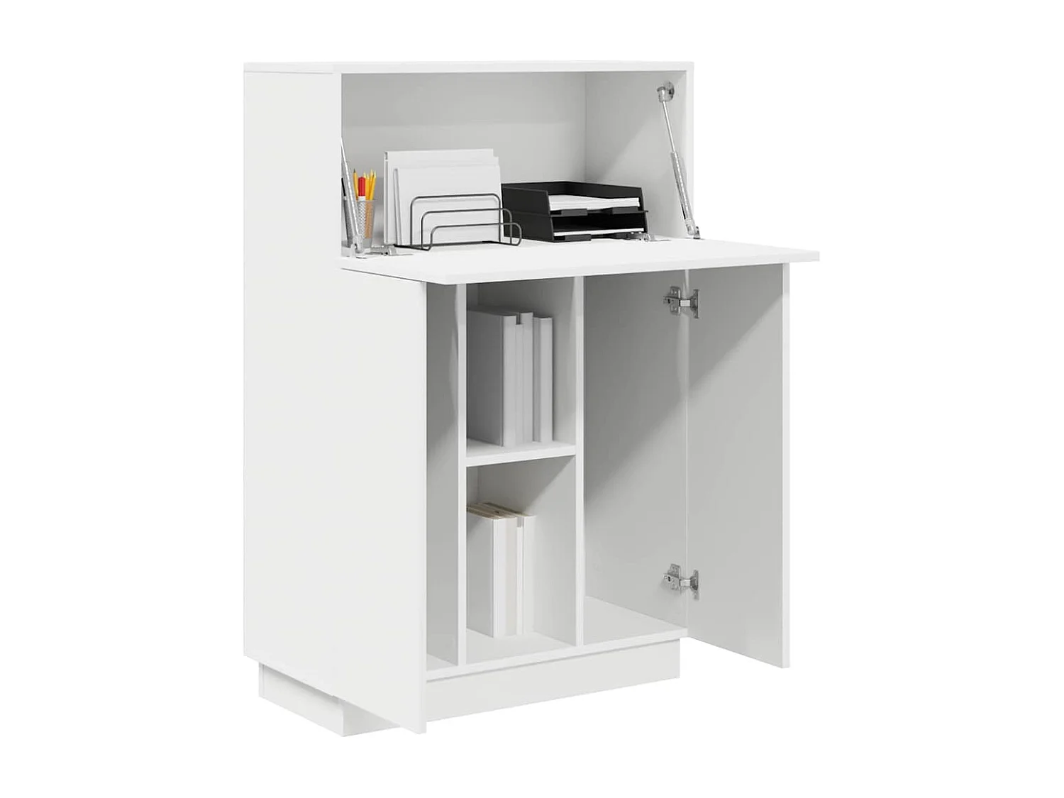 Bureau Blanc 71,5 x 31,5 x 106,5 cm Bois d'ingénierie