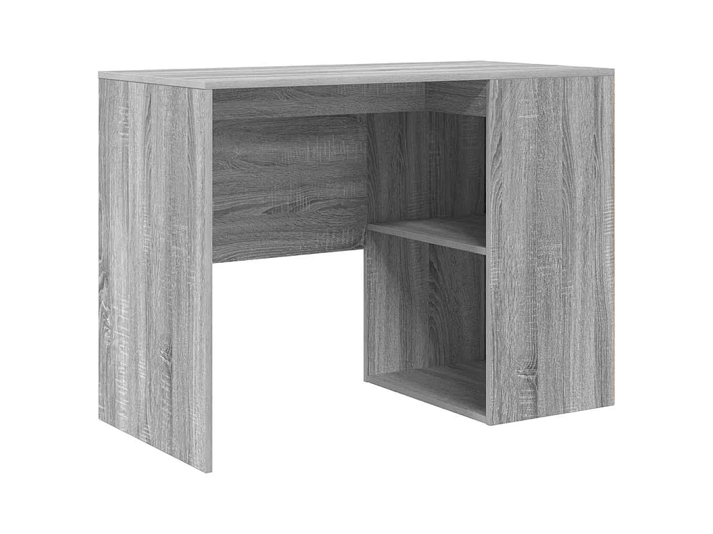 Bureau d'angle avec tiroir 2 pcs Sonoma gris 102 x 50 x 75 cm