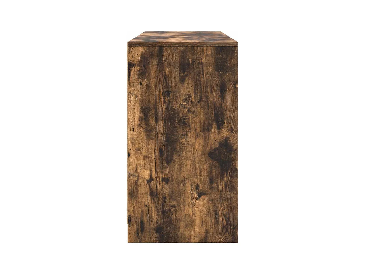 Bureau chêne fumé 120x42x76 cm bois d'ingénierie