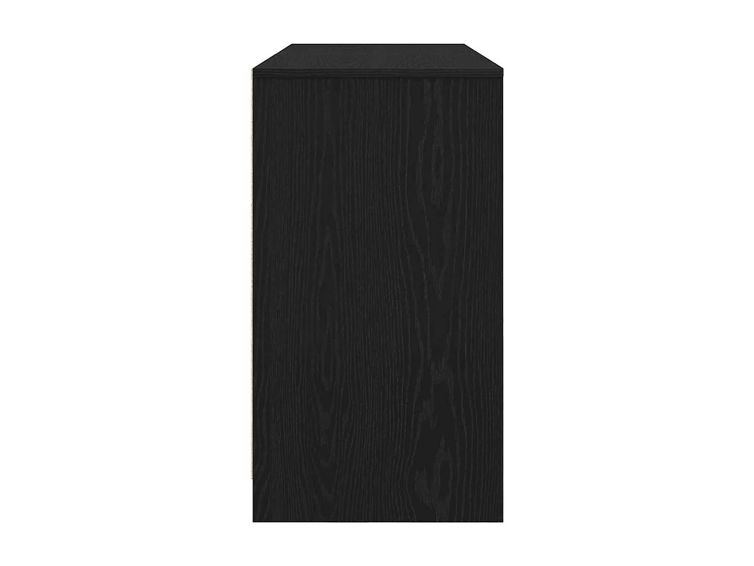 Bureau chêne noir 120x42x76 cm bois d'ingénierie