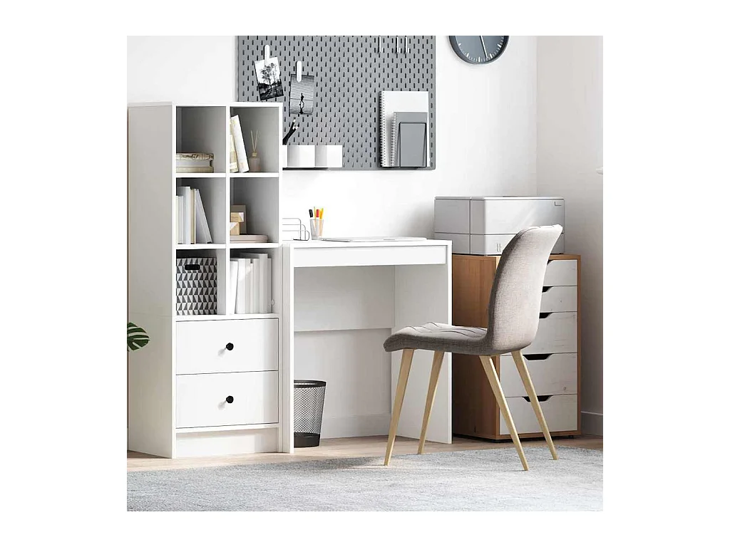 Bureau Blanc 70 x 40 x 76 cm Bois d'ingénierie