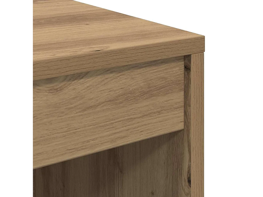 Bureau chêne artisanal 80 x 40 x 76 cm Bois d'ingénierie