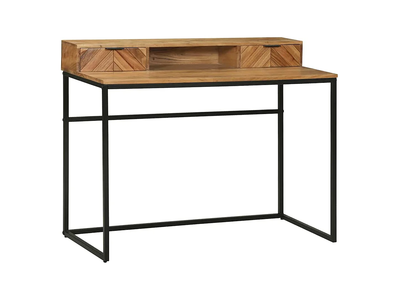 Bureau met lade Bruin 110 x 50 x 87 cm Massief acaciahout