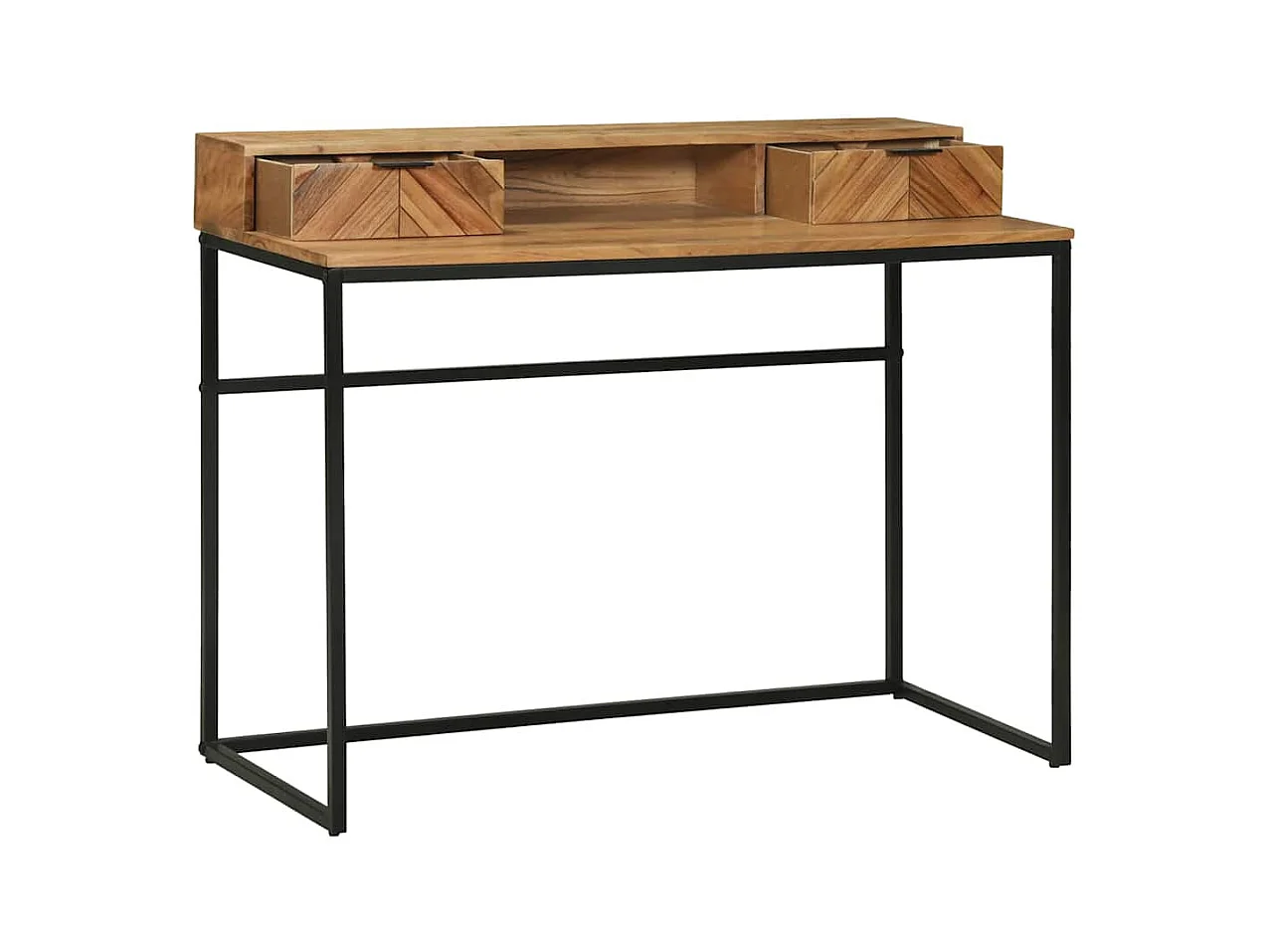 Bureau met lade Bruin 110 x 50 x 87 cm Massief acaciahout