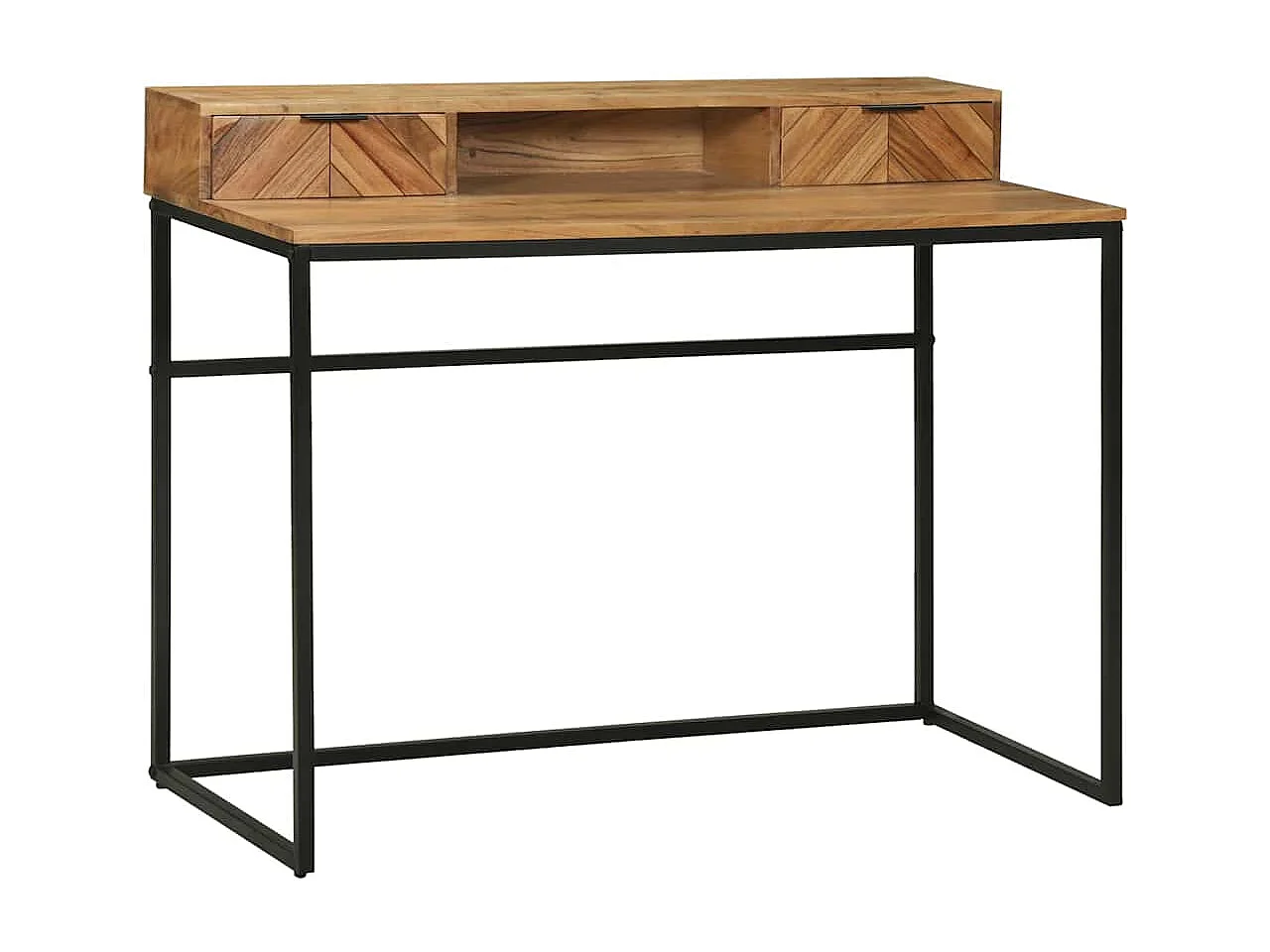 Bureau avec tiroir Marron 110 x 50 x 87 cm Bois d'acacia massif