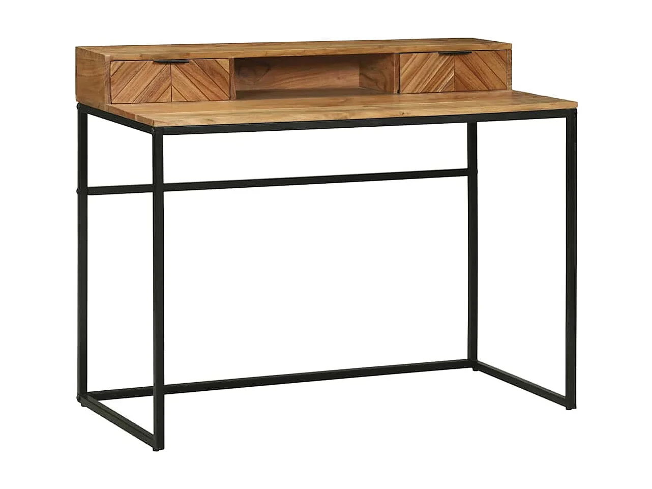 Bureau avec tiroir Marron 110 x 50 x 87 cm Bois d'acacia massif