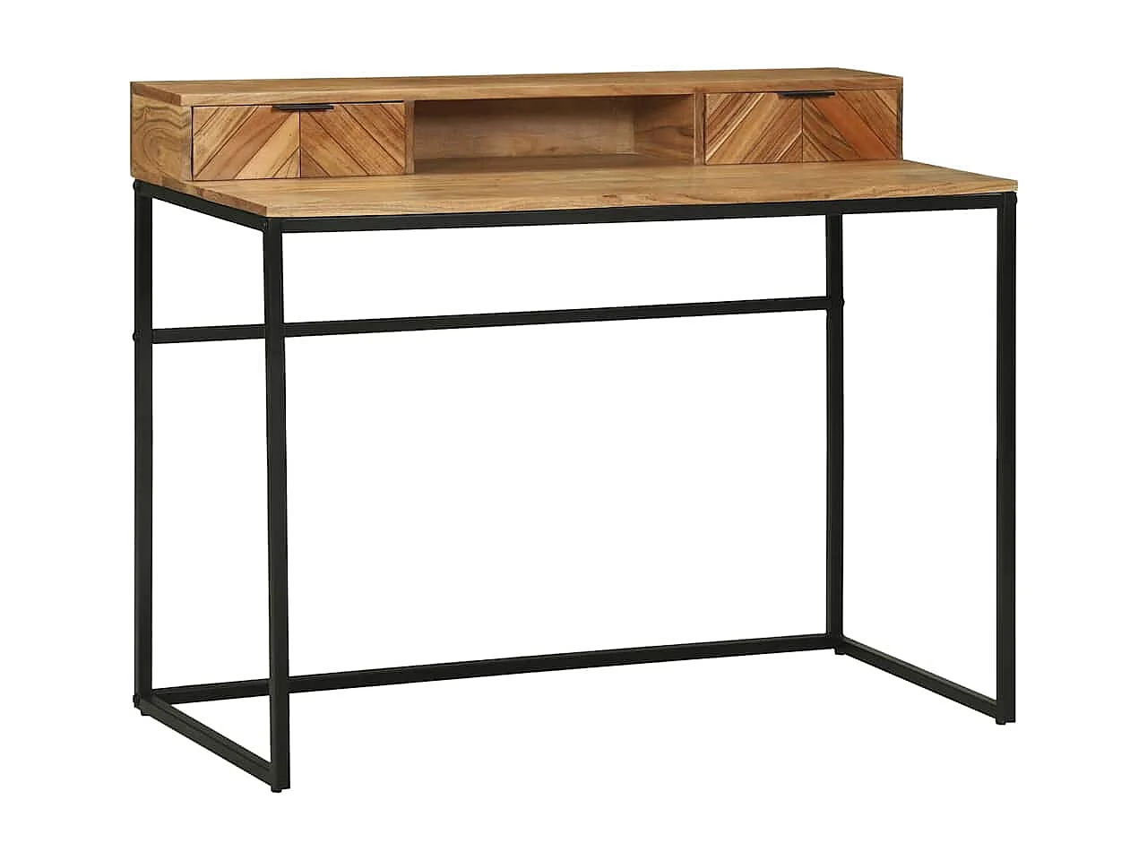 Bureau avec tiroir Marron 110 x 50 x 87 cm Bois d'acacia massif