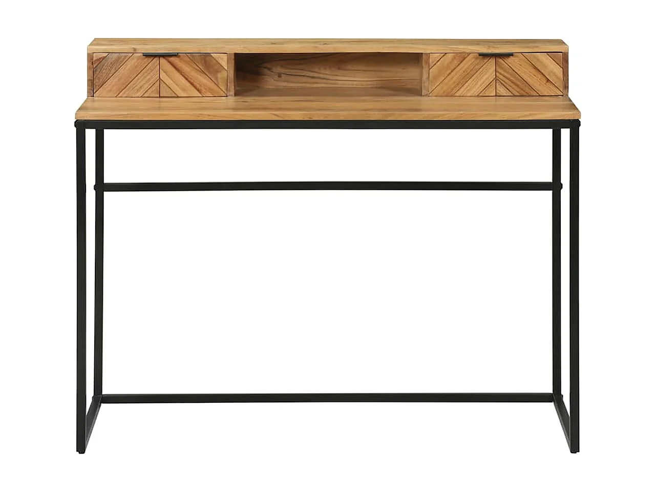 Bureau avec tiroir Marron 110 x 50 x 87 cm Bois d'acacia massif