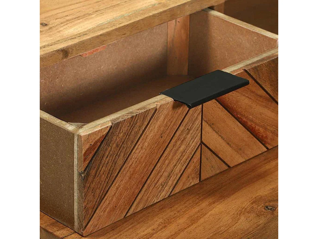 Bureau avec tiroir Marron 110 x 50 x 87 cm Bois d'acacia massif