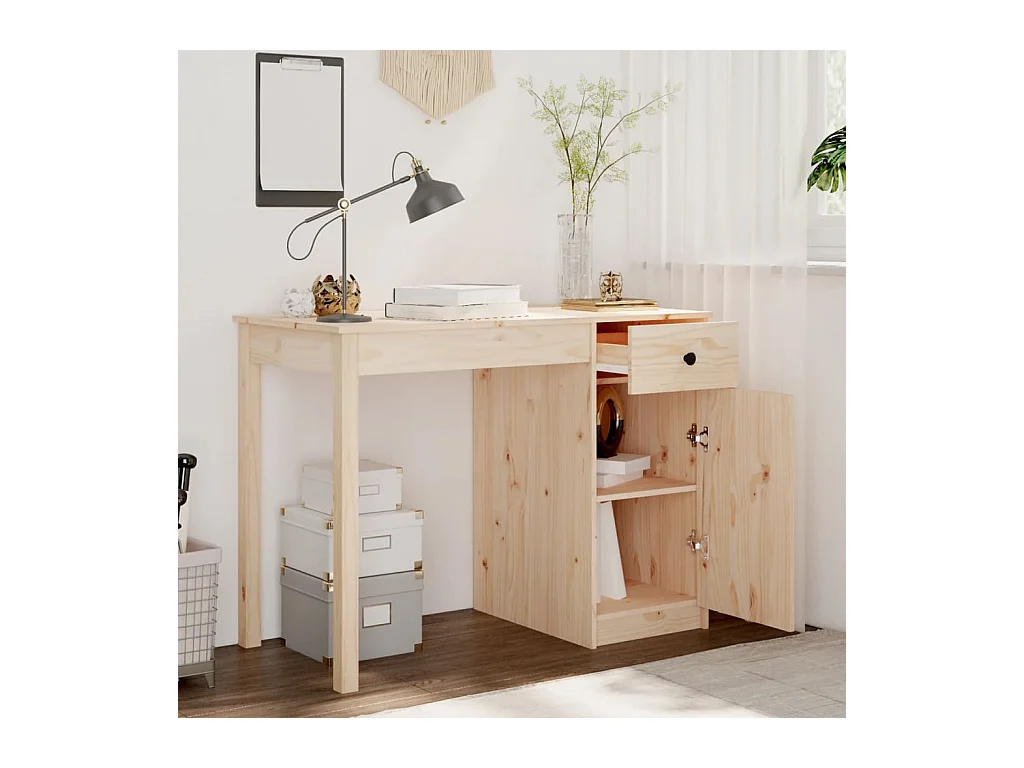 Bureau 100x50x75 cm Massief grenenhout