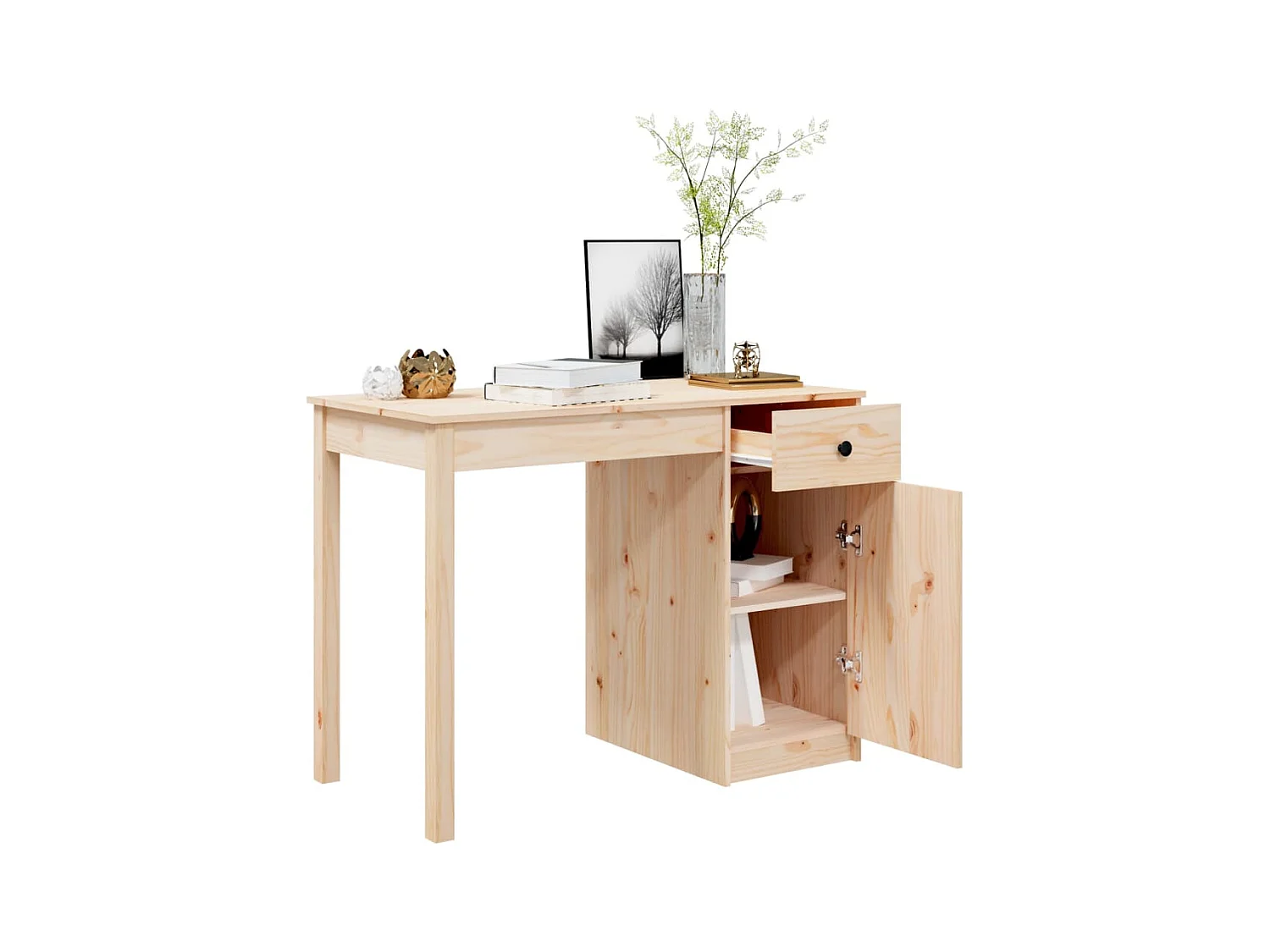 Bureau 100x50x75 cm Massief grenenhout