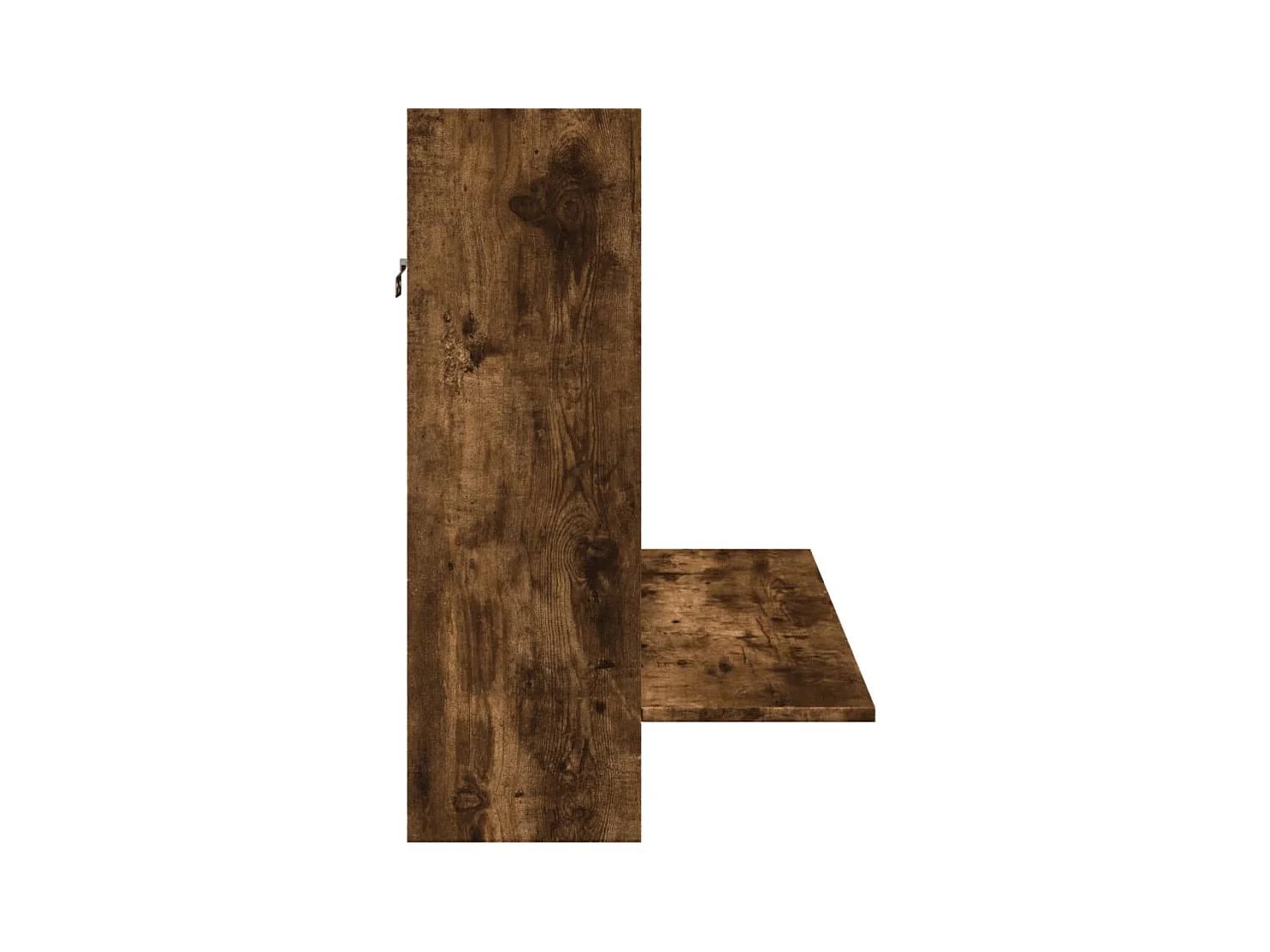 Escritorio de pared roble ahumado 105x48x75 cm madera de ingeniería