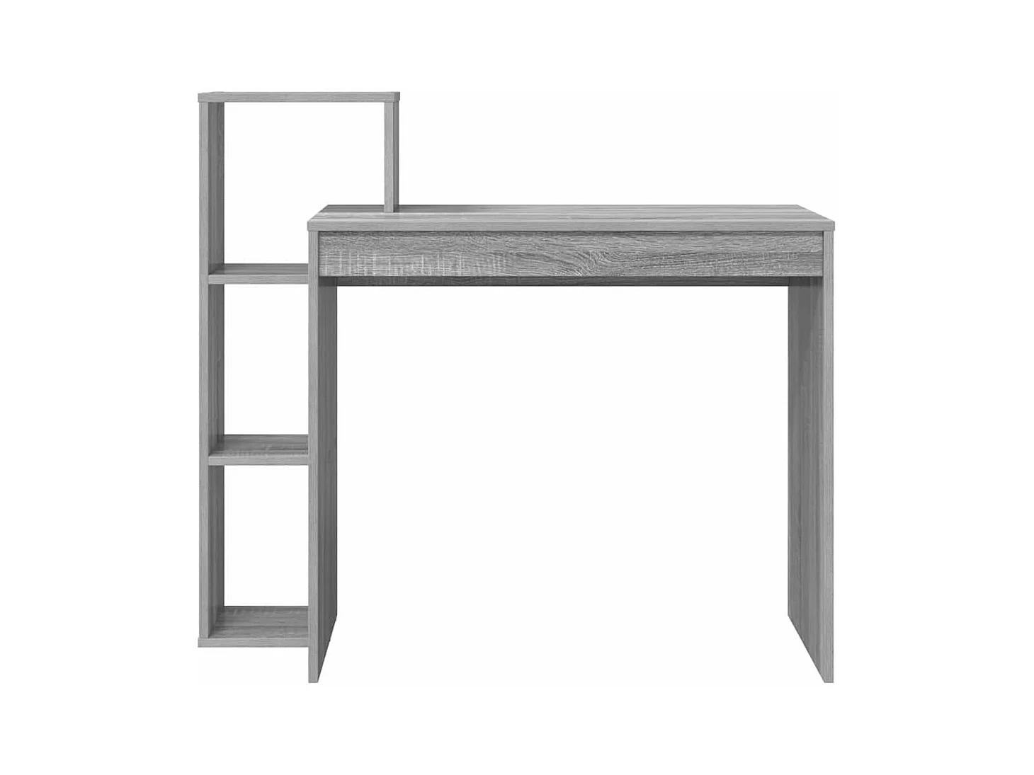 Bureau Sonoma gris 100 x 40 x 90 cm Bois d'ingénierie