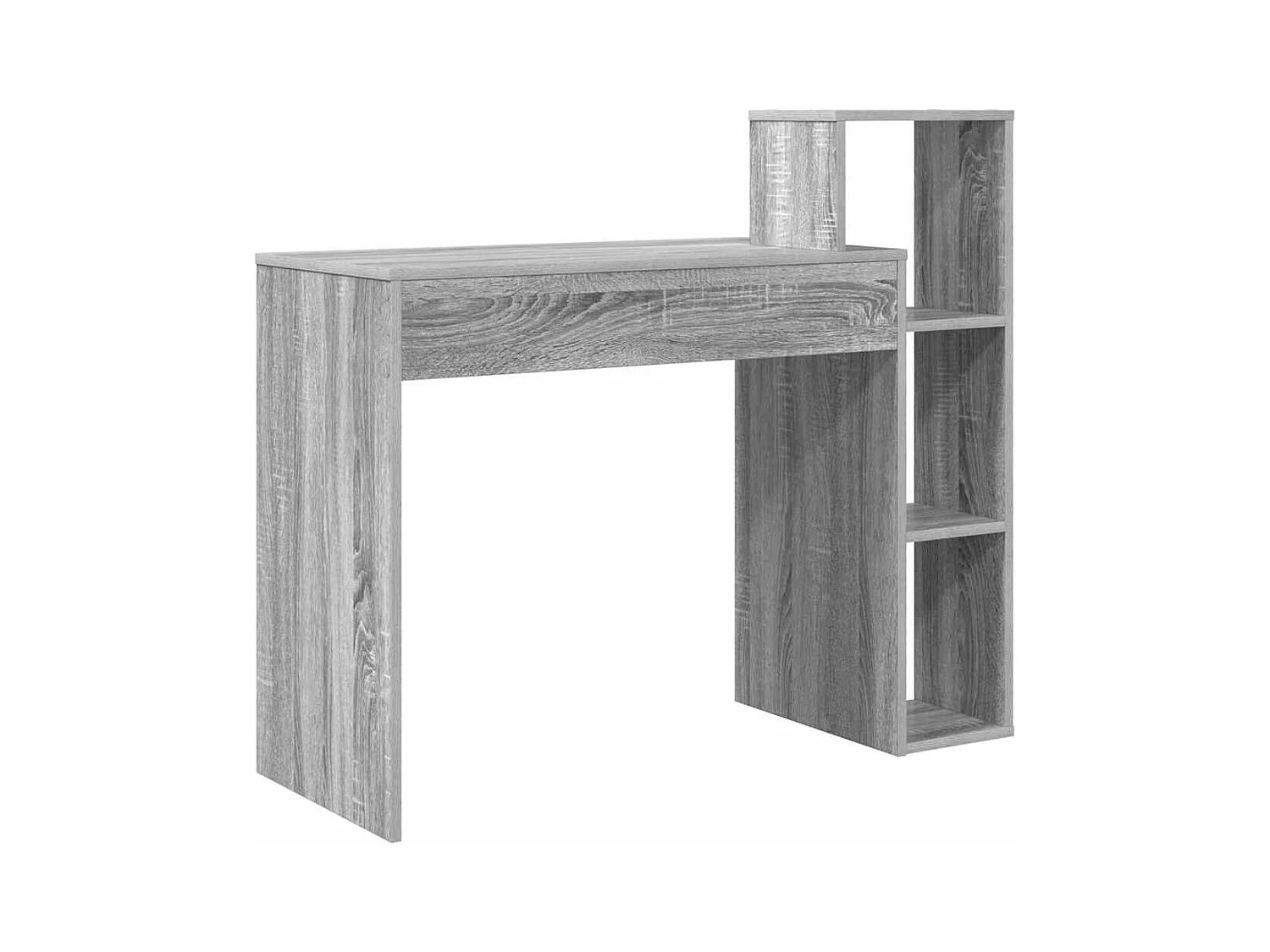Bureau Sonoma gris 100 x 40 x 90 cm Bois d'ingénierie