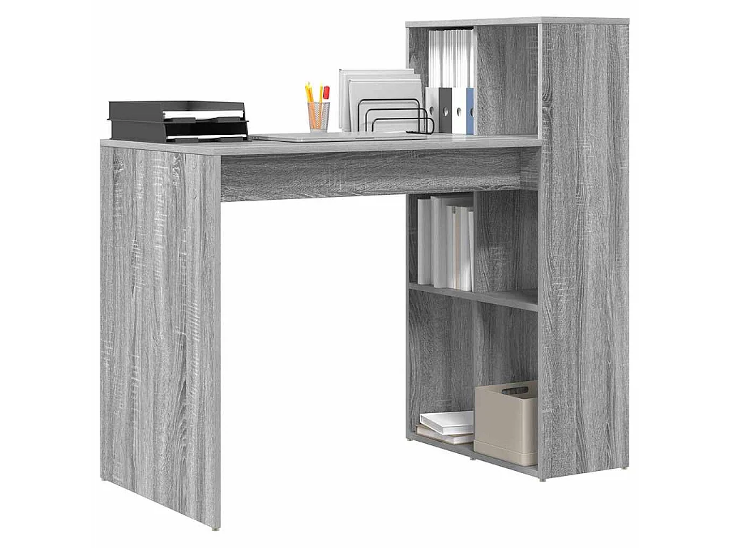 Schreibtisch Sonoma Grau 108 x 55 x 103,5 cm Holzwerkstoff