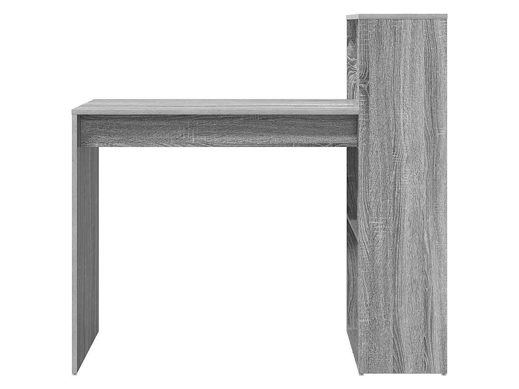 Schreibtisch Sonoma Grau 108 x 55 x 103,5 cm Holzwerkstoff