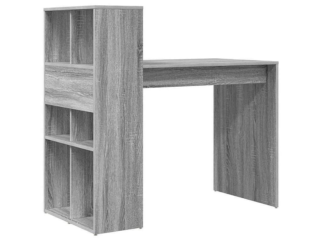 Schreibtisch Sonoma Grau 108 x 55 x 103,5 cm Holzwerkstoff
