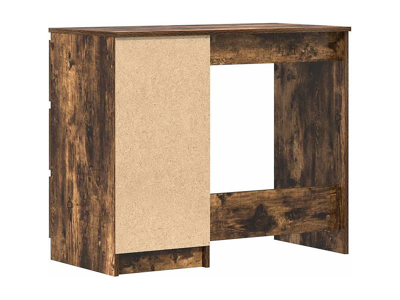 Escritorio de roble ahumado 90x45x76 cm Madera de ingeniería