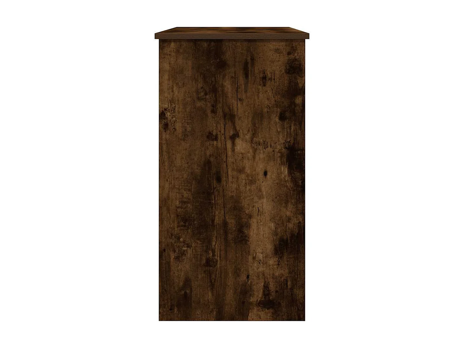 Bureau chêne fumé 80x40x75 cm bois d'ingénierie