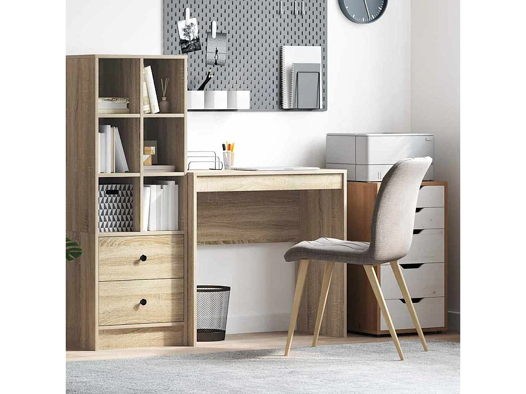 Bureau Chêne sonoma 80 x 40 x 76 cm Bois d'ingénierie