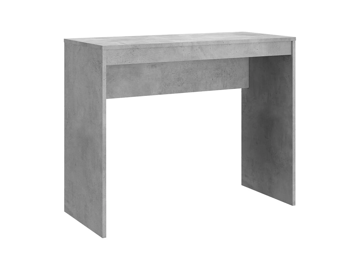 Escritorio de hormigón gris 90x40x72 cm Madera de ingeniería