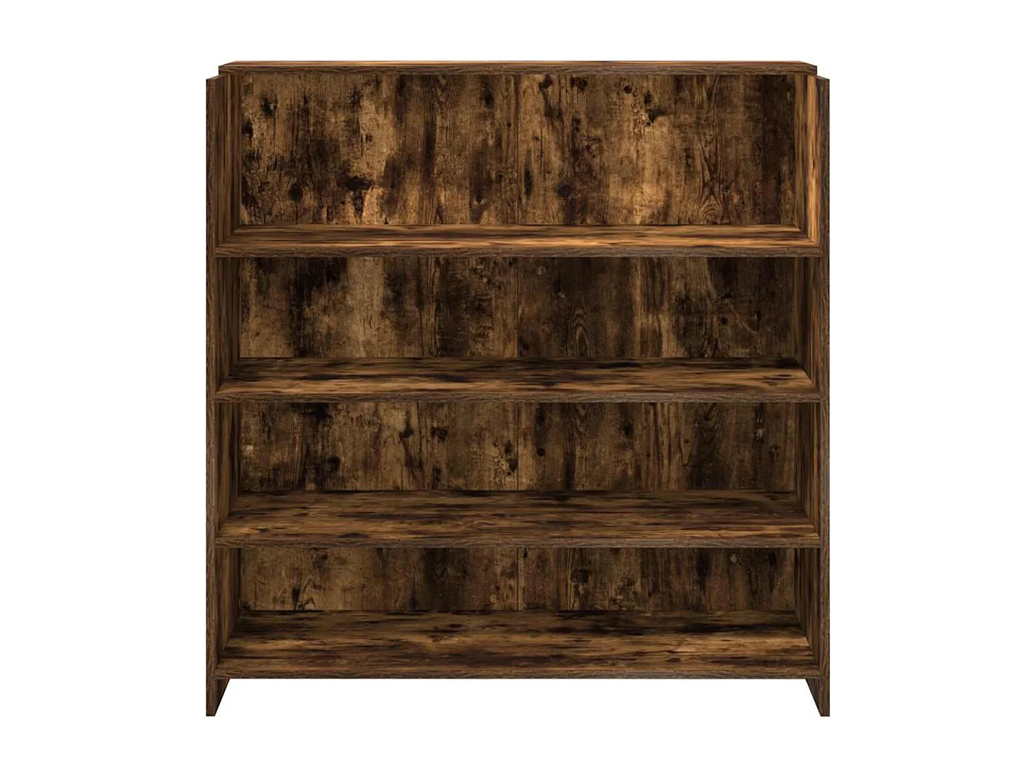 Bureau de réception chêne fumé 100x50x103,5cm bois d'ingénierie