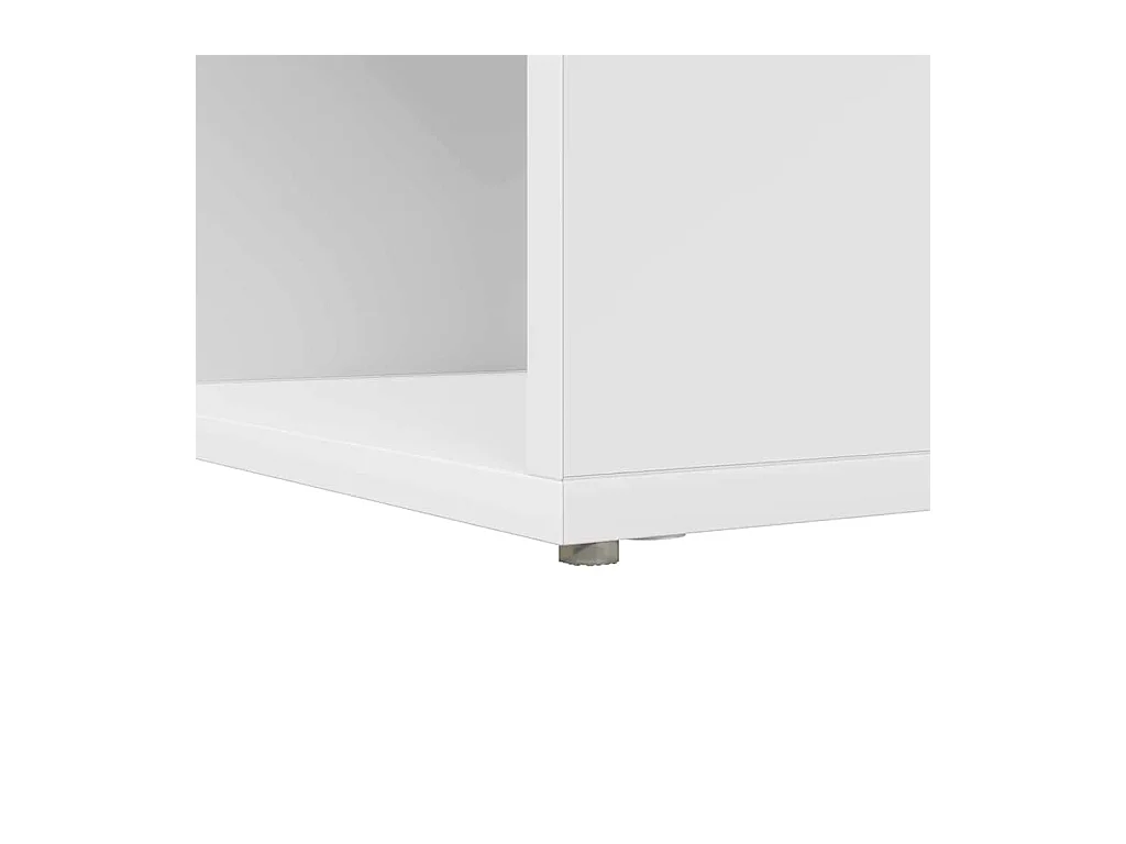 Bureau d'angle Blanc 101.5 x 149.5 x 149.5 cm Bois d'ingénierie