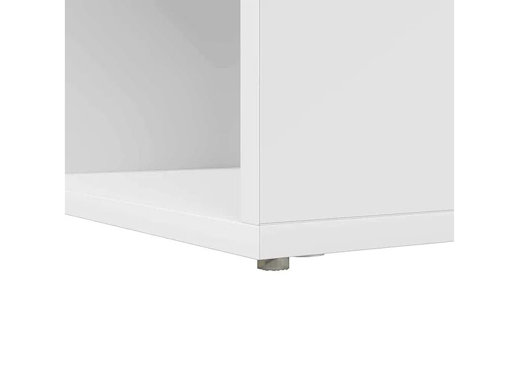 Bureau d'angle Blanc 101.5 x 149.5 x 149.5 cm Bois d'ingénierie