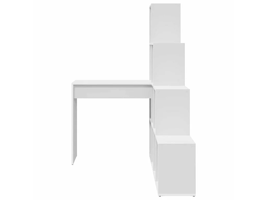 Escritorio de esquina blanco 101,5 x 149,5 x 149,5 cm Madera de ingeniería