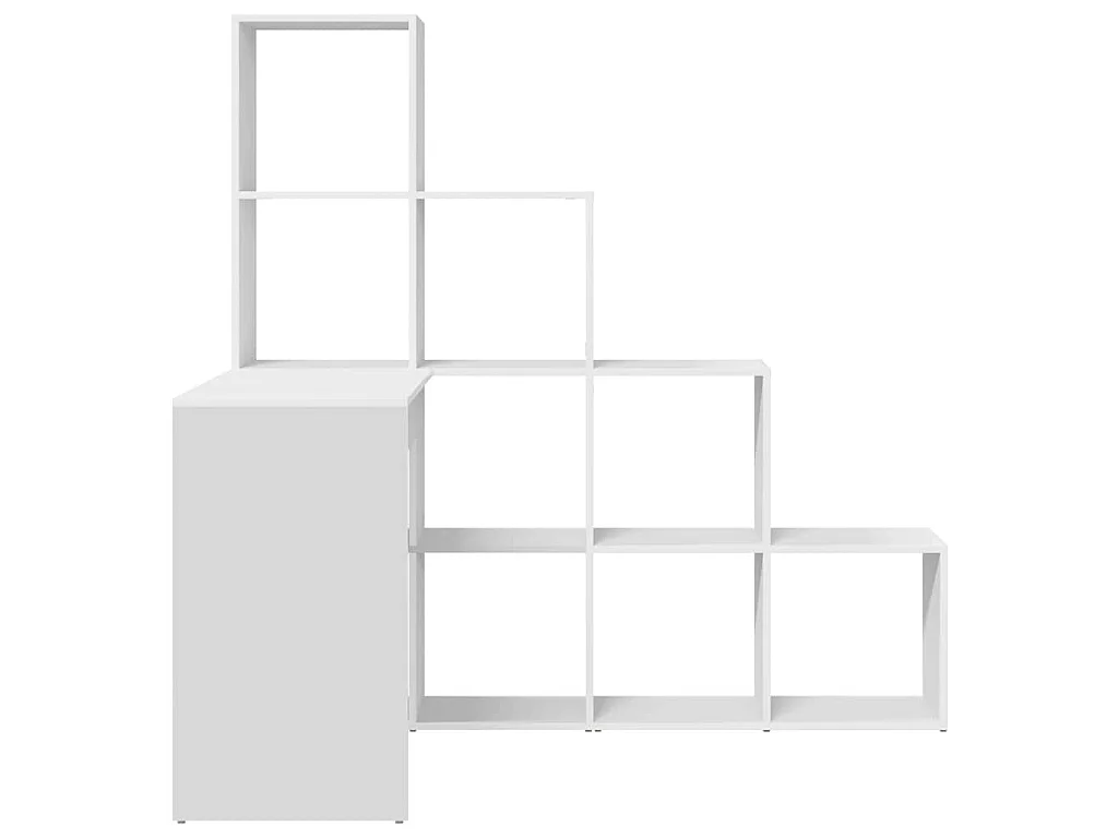 Escritorio de esquina blanco 101,5 x 149,5 x 149,5 cm Madera de ingeniería